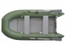 Надувная лодка пвх BoatsMan BT300 зеленая - вид сверху