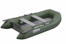 Надувная лодка пвх BoatsMan BT280 зеленая - вид сзади